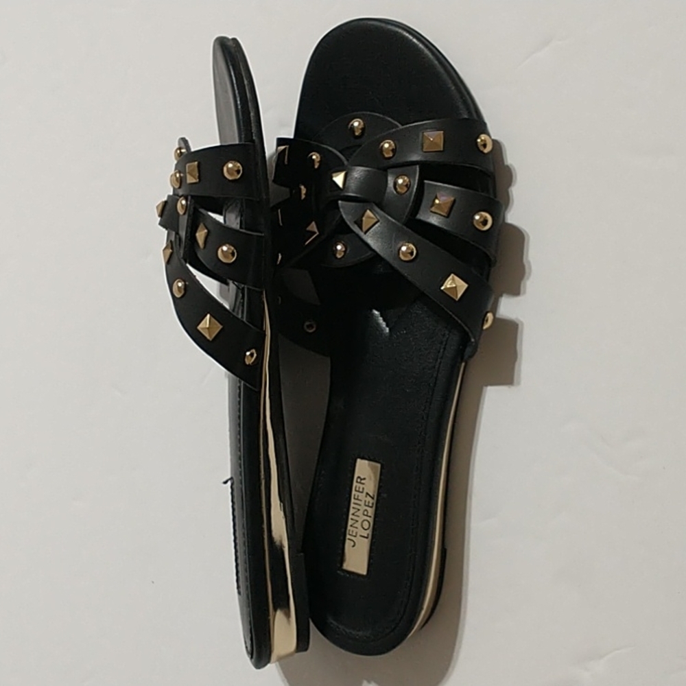 Jennifer Lopez studded Slide Sandals - Picture 4 of 6